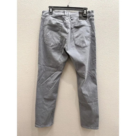 BlankNYC Jeans Mens 34x31 Wooster Slim Fit Gray Cotton Stretch Straight Leg - Picture 3 of 8